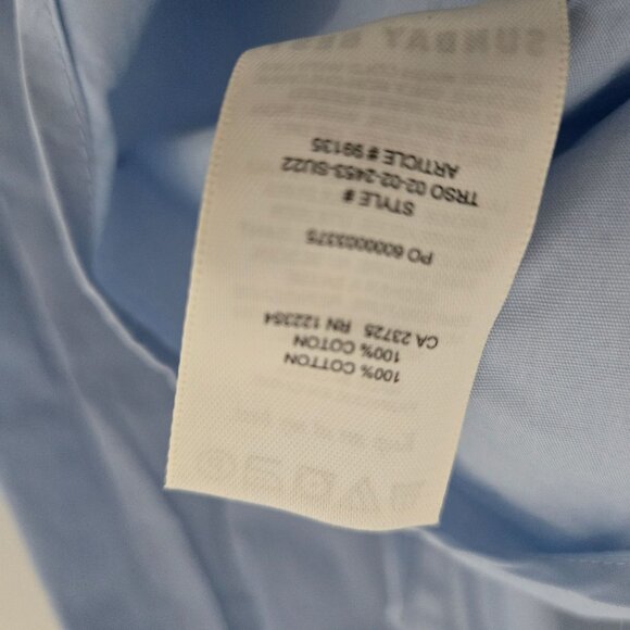 Aritizia Sunday Best Future Shirt in Blue - Size Medium - Picture 8 of 8